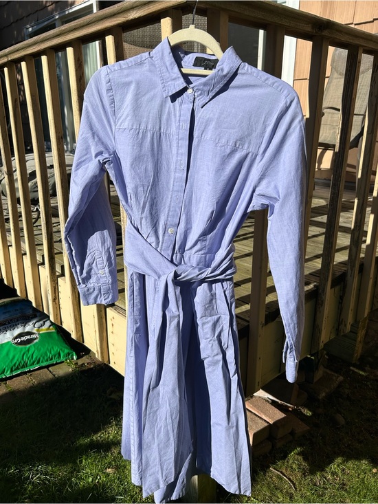 J. Crew Dresses & Skirts - J. Crew Shirt Dress with Waist Tie